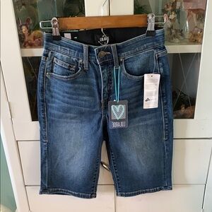Lularoe sz 24 Bermuda Denim Jean ShortS NWT